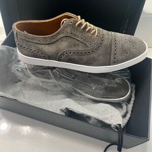 Allen Edmonds Strand Grey Oxford Sneakers